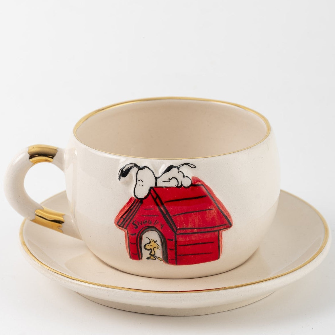 Snoopy Seramik/Porselen Çay Fincanı Kulubeli
