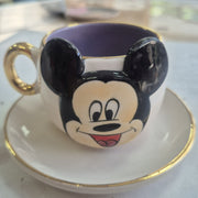 Mickey Mouse Kahve Fincanı Mürdüm
