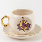 Harfli Lotus Kahve Fincanı Inner Peace