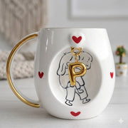 CARRY MY LOVE Harfli Porselen Kupa