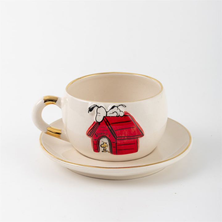 Snoopy Çay Fincanı Kulubeli