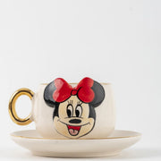 Minnie Mouse Kahve Fincanı Beyaz