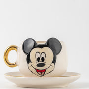 Mickey Mouse Kahve Fincanı Beyaz