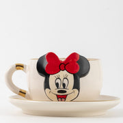 Minnie Mouse Çay Fincanı Beyaz