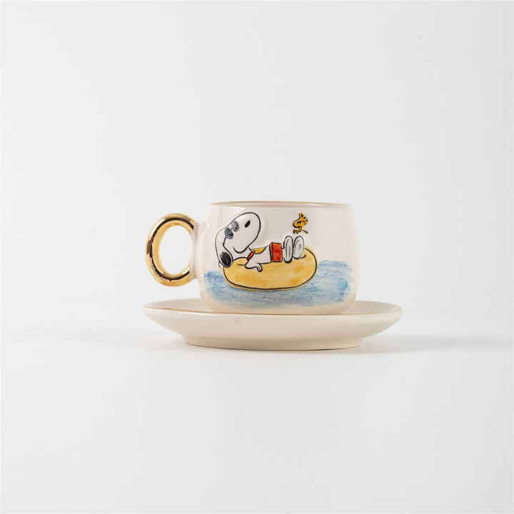 Snoopy Simitli Kahve Fincanı