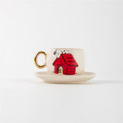 Snoopy Kulubeli Kahve Fincanı