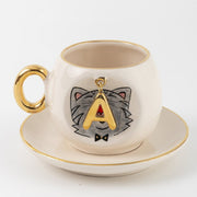 kedili kahve fincanı